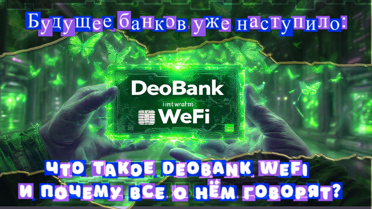 DeoBank WeFi - Будущее банков уже наступило.