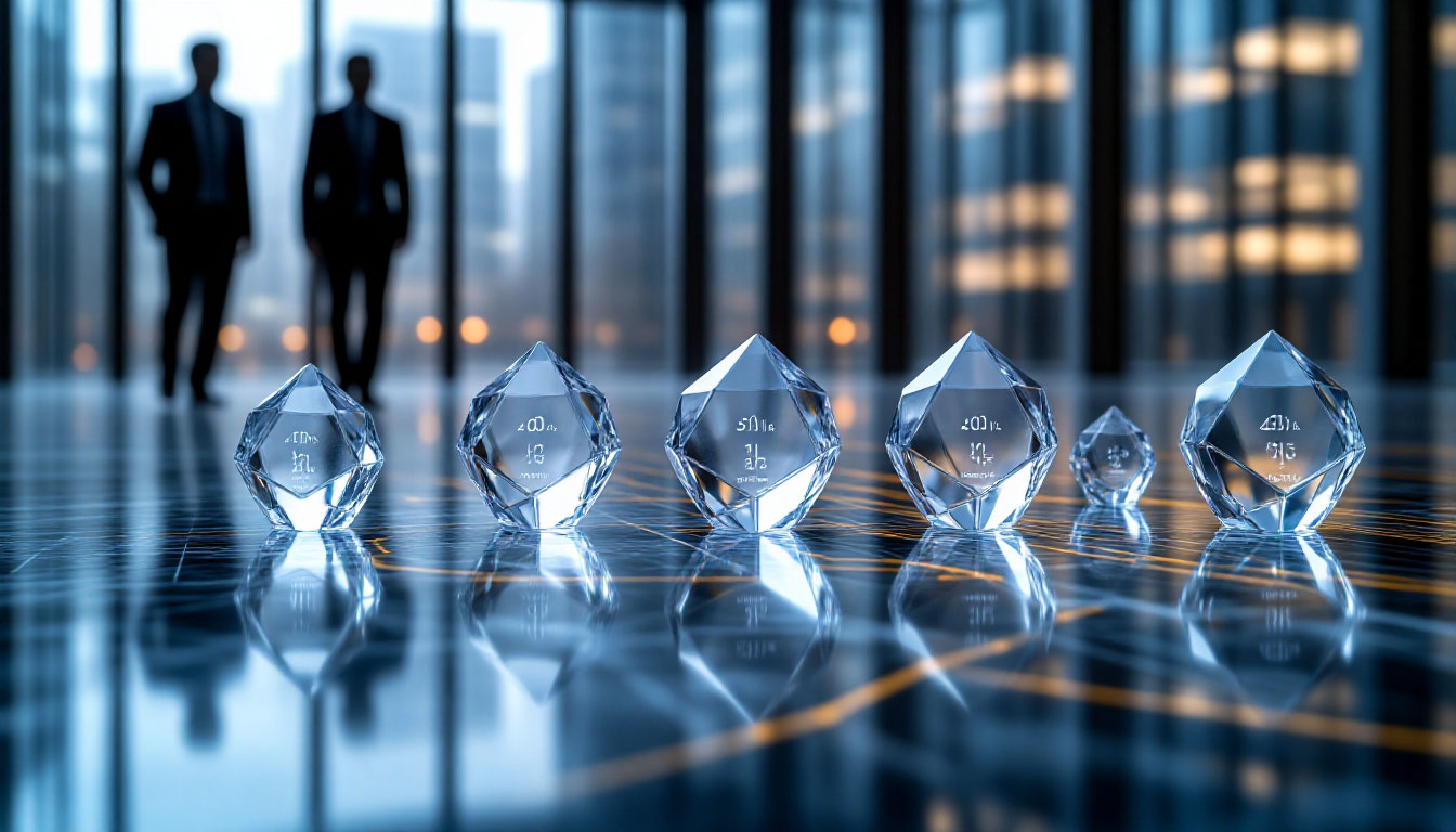 SMART цели для бизнеса — визуальная метафора трансформации размытых задач в измеримые результаты.