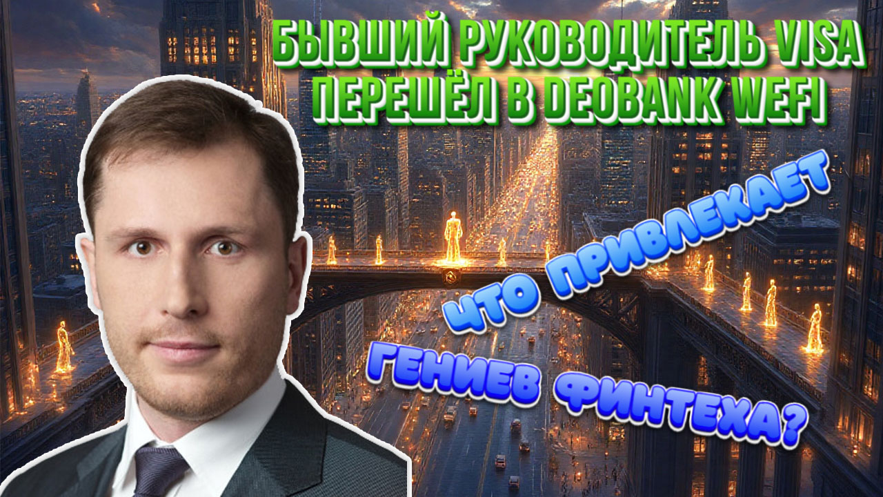 Бывший руководитель Visa перешёл в Deobank WeFi.