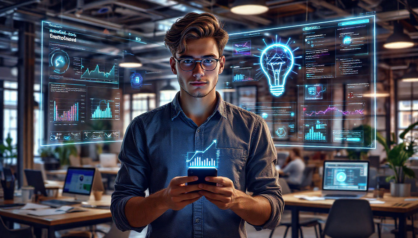 Адам Хилдрет — молодой миллионер, демонстрирующий как стать миллионером через предпринимательство и технологические идеи.