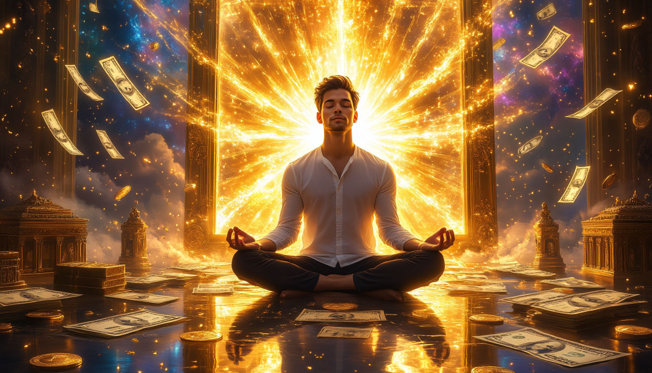 Как стать человеком изобилия: женщина между двумя реальностями, трансформирующая свое состояние через квантовую материализацию.