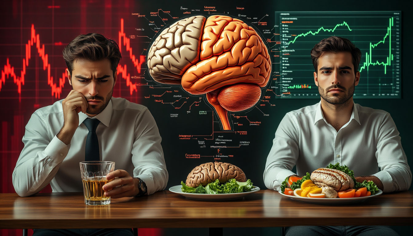 Когда эмоции управляют решением — визуальное сравнение влияния голодного и сытого состояния на принятие решений.