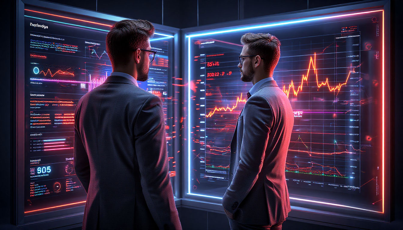 Ребрендинг — визуальная метафора трансформации бренда через зеркальное отражение.