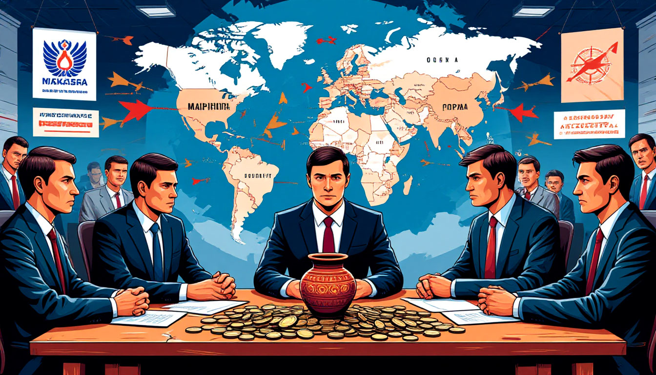 Конфликт на рынке маркетплейсов — визуализация неудачных переговоров о скидках между крупными площадками.