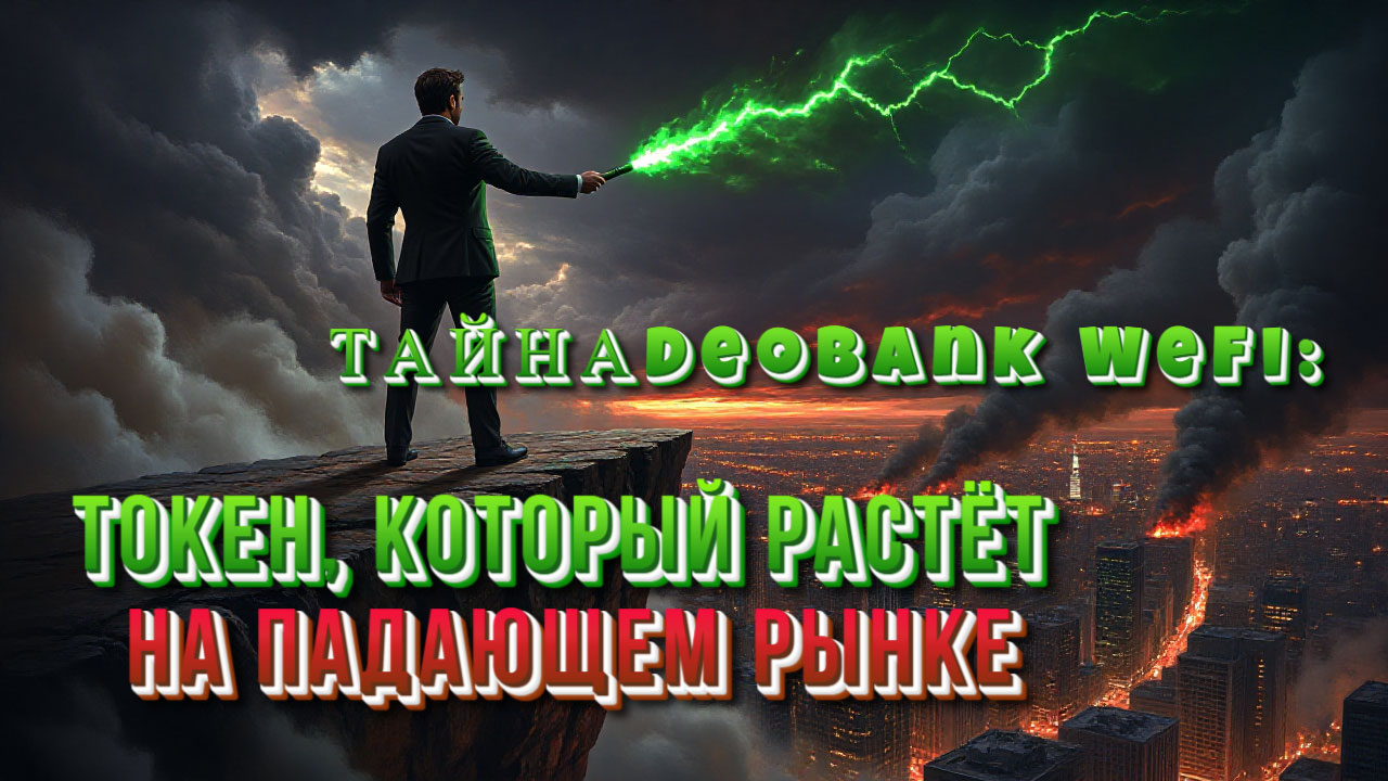 Тайна Deobank WeFi: токен, который растёт на падающем рынке.