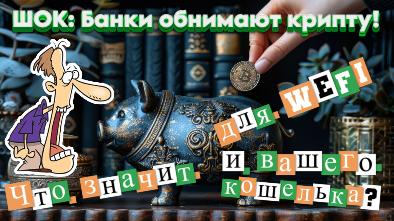 ШОК: Банки обнимают крипту! Что значит для WeFi и вашего кошелька?