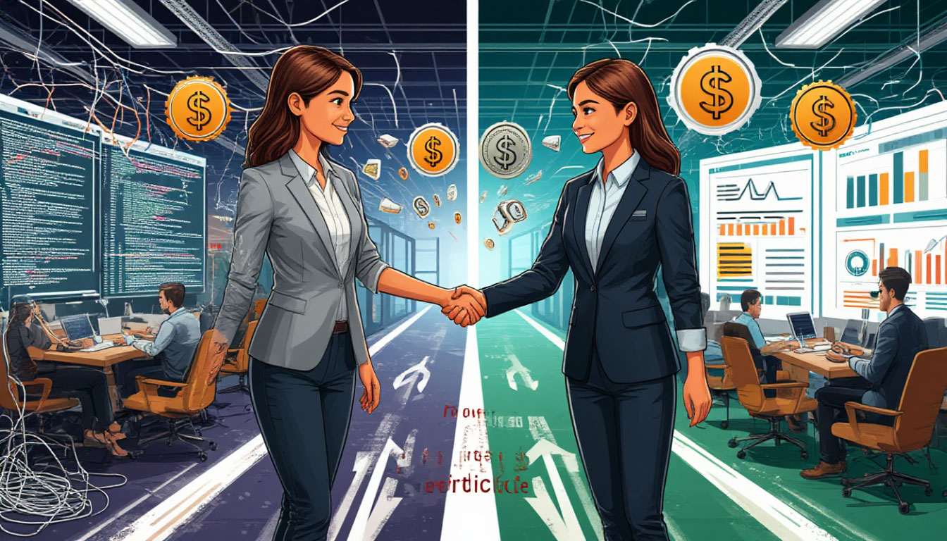 Этикет фаундера: женщина-предприниматель на перекрестке между хаосом и успехом, определяемым деловыми манерами.