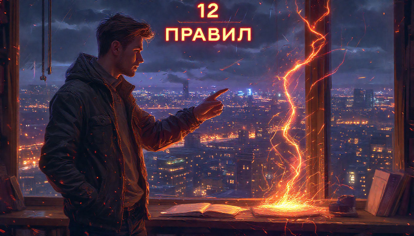 Наставник активирует 12 правил для прорыва, генерирующих энергию для трансформации жизни и достижения успеха.