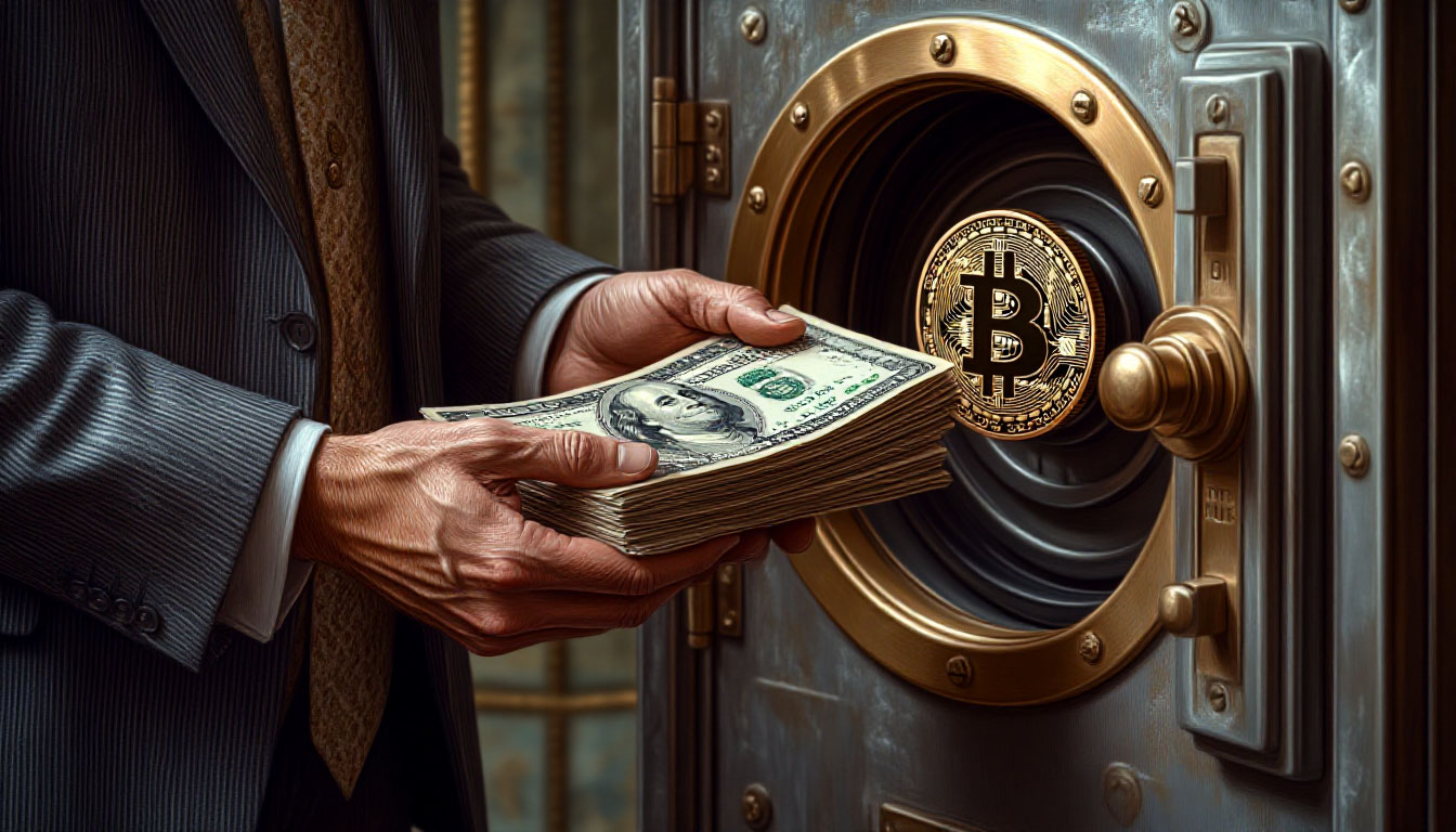 Крупнейший биткоин-холдер Майкл Сэйлор создает долларовый резерв на фоне графика биткоина.